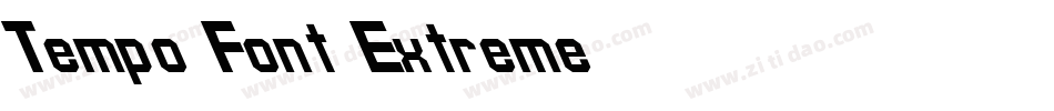 Tempo Font Extreme Lefti字体转换